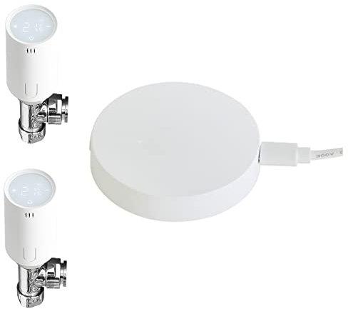 Milano Connect Smart Heating Thermostat WiFi Gateway Hub Thermostatic Radiator Valves - 2 Valves