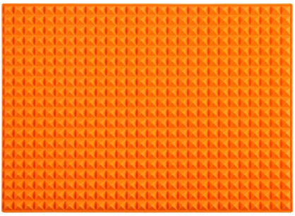 Colinda Silicone Dish and Cup Drying Mat - Extra Large Trivet for Hot Dishes, Large Size Hot Pots and Pads Coming Directly Out from the Stove or Oven,Drain Board,16 x 11.5,Orange