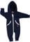 Gennadi Hoppe Baby Jumpsuit Strampler Mädchen Einteiler Jungen Overall Babyanzug Schlafanzug Spielanzug Bodyanzug Onesie Body Baumwolle weich süß niedlich schlicht leicht bequem blau blauer H7938 80