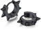 FOCALOOK Herren Ohrringe schwarz Edelstahl Spike Huggie Creolen Ohrstecker Ohr Piercing Punk Stil Modeschmuck Accessoire für Jungen Mädchen