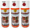 H HANSEL HOME Pintura Spray Antioxidante Rojo 400 Ml - Pack de 3 Unidades