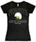 Logoshirt® Peanuts I Woodstock I Athletic Department I T-Shirt Print I Damen I kurzärmlig I schwarz I Lizenziertes Originaldesign I Größe M