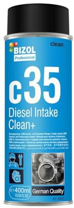 BIZOL Diesel Intake Clean+ C35 Turbolader Reiniger 400ml, AGR Reiniger Diesel zur Reinigung von Luftansaugsystemen, reduziert Kraftstoffverbrauch