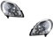 Johns, Jeu de phares pour Renault Kangoo FW0/KW0 02/08-04/13 H4 Jeu gauche et droit