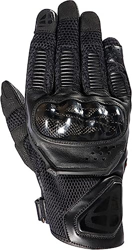 IXON RS4 Air Motorrad Handschuhe (Black,S)