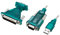 LogiLink UA0042B - Cavo adattatore USB 2.0 (tipo A) a seriale (RS232) con adattatore (DB9 a DB25) per Win 11, lunghezza 1,3 m