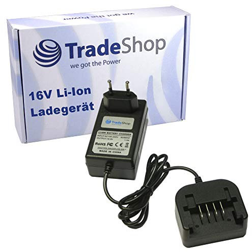 Trade-Shop Chargeur de batterie pour batteries Li-ion Worx 16 V compatible avec Worx WX373 Brushless Impact 20 V Max Drill WX156.1 Batteries / bloc d'alimentation Station de charge