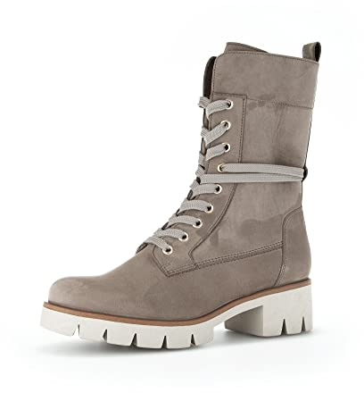 Gabor Damen Combat Boots, Frauen Stiefeletten,Wechselfußbett,Best Fitting