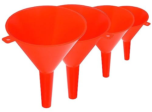 Funnel,Different Sizes Funnels for Filling Bottles or Containers,Mushroom Wide Mouth Plastic Funnel Set,for Fuel Oil Petrol Beer,Kitchen Home Lab