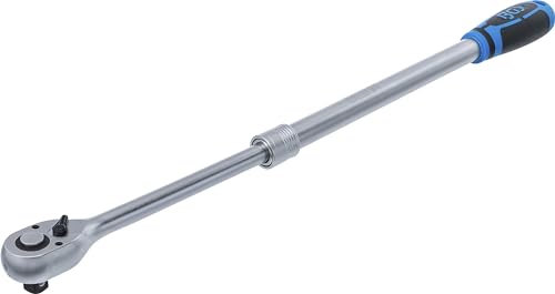 BGS 25124 | Carraca reversible, extensible | extra larga | 12,5 mm (1/2) | 455-595 mm