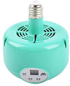 Tsudoku LáMpara de CalefaccióN, Luz CáLida de Animales de Granja para Pollo, LechóN, Perro, Mascota, Controlador de Temperatura TermostáTico, Calentador para Incubadora