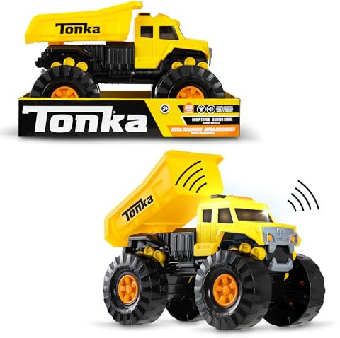 Tonka Camion de Pompiers Mega Machines - Véhicule de Construction Durable, Design réaliste, pour Les garçons et Les Filles, Convient aux Enfants de 3 Ans et Plus