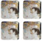 Gustav Klimt Mutter und Kind Untersetzer-Set 4 oder 6 Jugendstil-Ölgemälde (4)