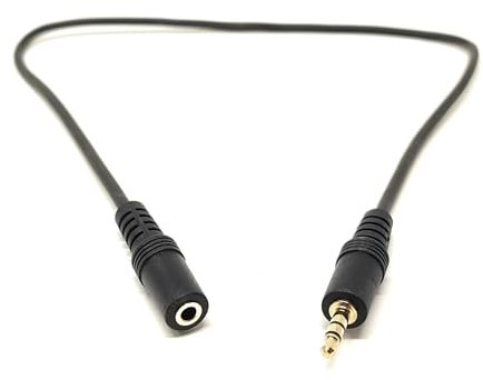 mCore 50cm 3.5mm Extension Cable Stereo Jack Cable Male to Female AUX Lead for Laptop Tablet Headphone TV MP3 Speaker Smartphone (0.5m)