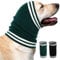 IECOii Dog Calming Hoodie Head Cover,No Shake Ear Wraps for Dogs Noise Protection,Quiet Dog Headband Dog Ear Wrap For Anxiety Relief,Dog Noise Cancelling Cover Muffs For Small Dog And Cats,Green-S