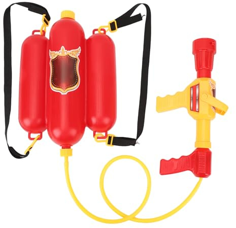 Wasserspielzeug für Feuerwehr-Rucksack mit hoher Simulation, Rollenspiel für Kinder, leicht zu befüllen, ideal für Spaß im Freien