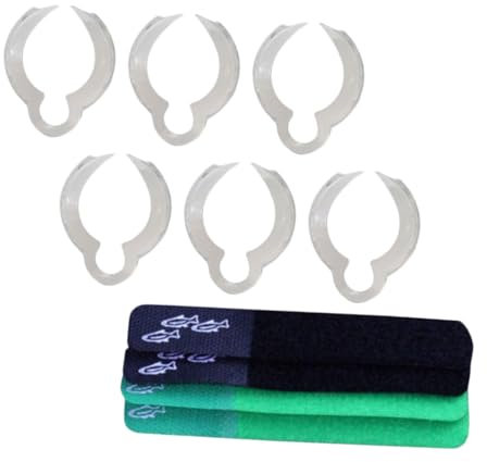 KITANDOVE 1satz Kabelhalter Mit Lichtklemmen Für Neonlichter Zuverlässige Drahthalterung Für Sichere Befestigung Von Lichtinstallationen Und Dekorationen