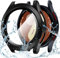 Kamita Impermeabile Custodia Compatibile con Samsung Galaxy Watch 7 44mm, Duro PC Bumper Case con Protezione Dello Schermo in Vetro Temperato, Antiurto Copertura Protettiva per Samsung Watch7 (Nero)