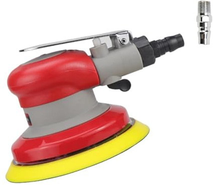 Xuodawer Ponceuse Pneumatique de 5 Pouces, Ponceuse à Air, Ponceuse, Outil de Polissage, Ponceuse Pneumatique de 125 Mm