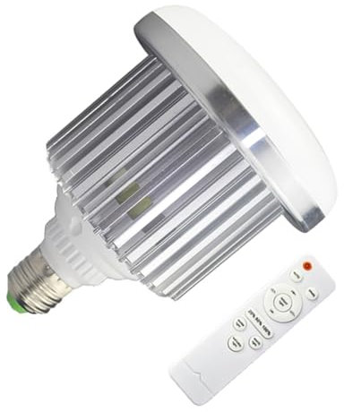 GAROZATION 1satz Fülllicht Glühbirne Mit Fernbedienung Einstellbare Farbtemperatur Tragbar Für Smartphone-videos Und Live-streams Für Zuhause Und Büro