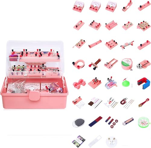 Science Lab Basic Circuit Learning Starter Kit Für Kinder, Science Physics Experiment Für Kinder Elektrizität Und Magnetismus Kit Für Schüler, Green