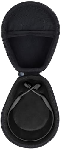 Lebakort Hard Case Compatible with Shokz New OpenRun Pro 2/Pro 2 Mini/OpenRun/OpenSwim/OpenMove Bone Conduction Sports Headphones (Black)