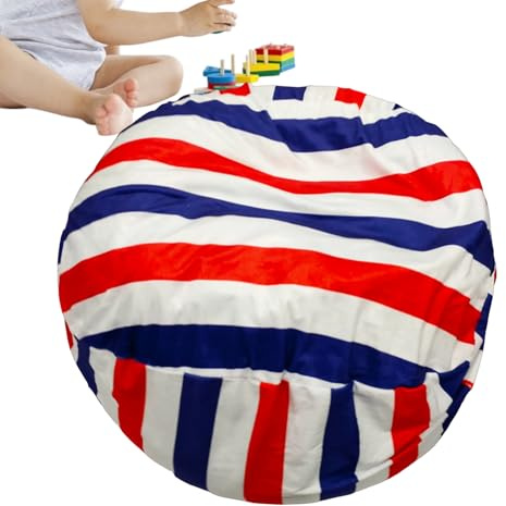 Djowyh Plüschtier Sitzsack,Plüschpuppe Mit Reißverschluss Organizer Stuhl - Plüschtier Stauraum Sitz - Für Kinderzimmer Leseecke Spielzimmer Wohnzimmer Babyzimmer Wohnheim