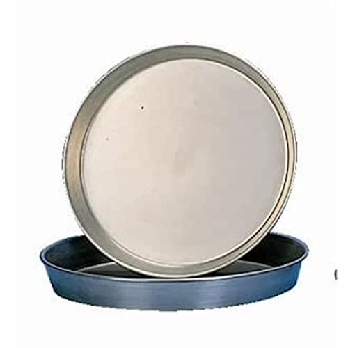 Stalwart S475 Iron Pizza Pan, 1.5 Deep, 12 Diameter, Black