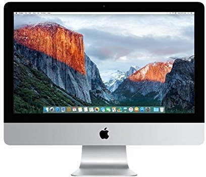 Apple iMac 21.5-inch Desktop (Intel Core i5 1.6 GHz, 8 GB RAM, 1 TB, Intel Iris Pro 6000, OS Sierra) - Silver - 2015 (Renewed)