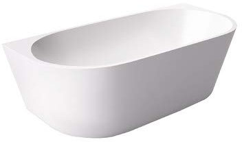 Design freistehende Acryl Badewanne 160x75x60 cm weiss THERMO 160