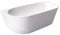 Design freistehende Acryl Badewanne 160x75x60 cm weiss THERMO 160