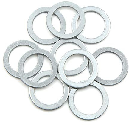 sourcing map 10stk. Öl Crush Scheiben Ablassschraube 20mm ID. 28mm AD. Aluminiumlegierung