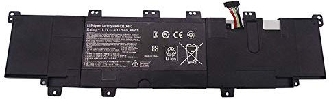 WYGUO C31-X402 Laptop Battery Replacement for Asus VivoBook S300 S300C S300CA S400 S400C S400CA S400E Series Notebook(11.1V 44Wh)