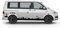 Berg-Landschaft-Set Aufkleber - Seiten-Streifen Set/Dekor passend für VW T4, T5, T6 in Wunschfarbe (196 Graphite, Kurzer Radstand)