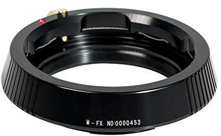 TTArtisan Objektivadapter/Konverterring für Leica M Mount Objektiv auf Fuji FX Mount Kameragehäuse schwarz