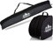 Rawstyle Skitasche Ski-Schuh-Tasche Set SKI-Tasche 160cm 180cm 190cm wasserdicht Ski Bag Ski Cover Wintersport Kombi (schwarz-schwarz, Set 160cm)