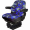 Binbir Trend Housse de siège de tracteur universelle et robuste pour armoire de tracteur sans appuie-tête, housse de siège de chariot élévateur, motif camuflage, 4 couleurs (Camuflage bleu C2T-103))