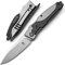 KATSU Japanese Tactical Folding Pocket Knife, Sakura Blade Nemoto Design (Grau)