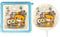MeinBaby123® Schutzfolie kompatibel mit Toniebox und Ladestation | Schutzcover selbstklebend I Folie Sticker I Toniebox Zubehör (Ladestation Bundle: Eule & Tiger)