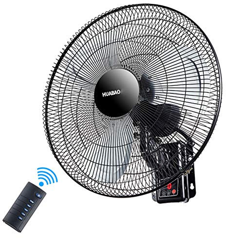 Ventilador de Pared de Metal Industrial para Trabajo Pesado, Ventilador de Pared oscilante de Alta Velocidad, 3 configuraciones de Velocidad e inclinación Ajustable, Aplicaciones r