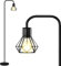 BBHome Lámpara de pie vintage, lámpara de pie industrial con portabombillas E27, Metal lámpara de pie minimalista adecuada para sala de estar, dormitorio, oficina, negra (bombilla no incluida)