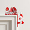 Btruely Türrahmen Deko Weihnachten, Creative Türecke Dekoration, Weihnachten, Tür, Eckschild, Dekoration für Party, Ornament, Geschenk (D, One Size)