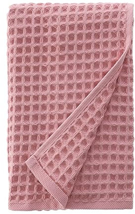 sea me at home Serviette de bain gaufrée - 100 % coton turc, séchage rapide, douce et absorbante