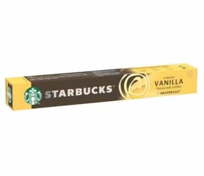 STARBUCKS Café Capsules compatibles NESPRESSO Vanille Intensité 5 - Le paquet de 10 capsules