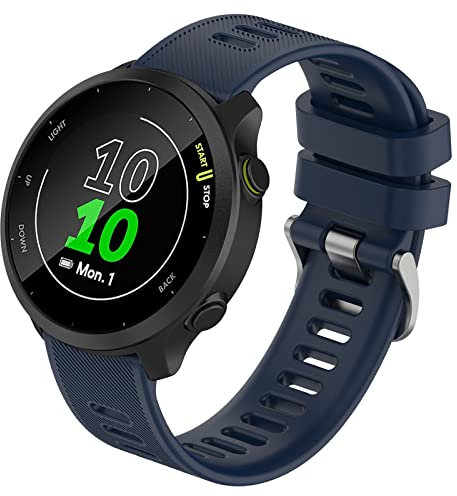 FunBand Cinturino Compatibile con Garmin Forerunner 245/645/Vivoactive3/Vivomove HR/Vivomove 20mm, Quickfit Braccialetto di Ricambio Silicone Sportivo Cinturino per Galaxy Watch 5/4 SmartWatch