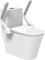 Heuffe Cadre WC Pliable - Accoudoir de Toilette Sécurité Fixe avec Barre d'Appui pour Personnes Âgées & Handicapés, Installation Express