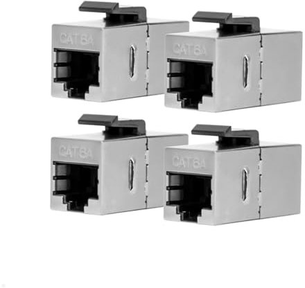 TecLines TKM016 Keystone Modul Cat6a 2x RJ45 Buchse (4)