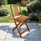 SAM Loreno Gartenstuhl Loreno aus massivem Akazienholz - Klappbar, Pflegeleicht & Hochwertig - Gartenstuhl, Klappstuhl, Balkonstuhl - Ideal für Garten, Balkon & Terrasse