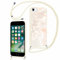 Foonary Coque pour Apple iPhone 8/7/SE 2022/SE 2020 4,7 avec Cordon, Cute Aesthetic Motif Réglable Collier Housse, Silicone étui Bumper Protection Case avec Corde Lanyard pour iPhone SE 3, Marbre 09