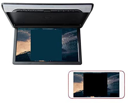Lecteur DVD portable pour lecteurs vidéo d'appuie-tête de voiture 19 pouces moniteur de voiture 1080P HD écran LCD Portable voiture lecteurs vidéo Automobile plafond TV toit montage affichage USB FM c